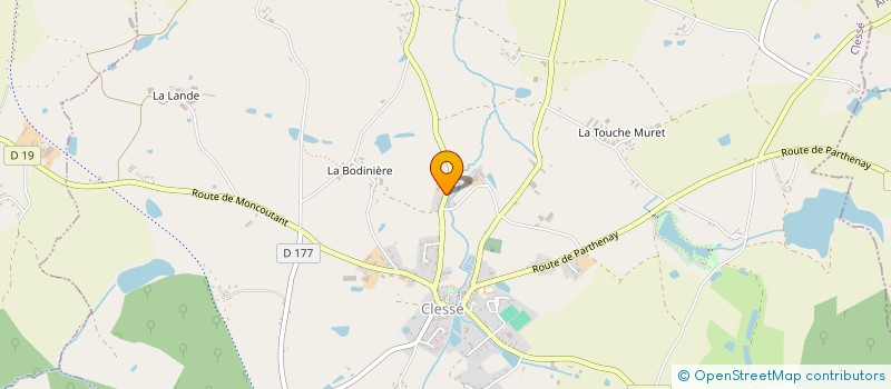 localisation de l'entreprise MONSIEUR JEROME BLANCHARD à CLESSE
