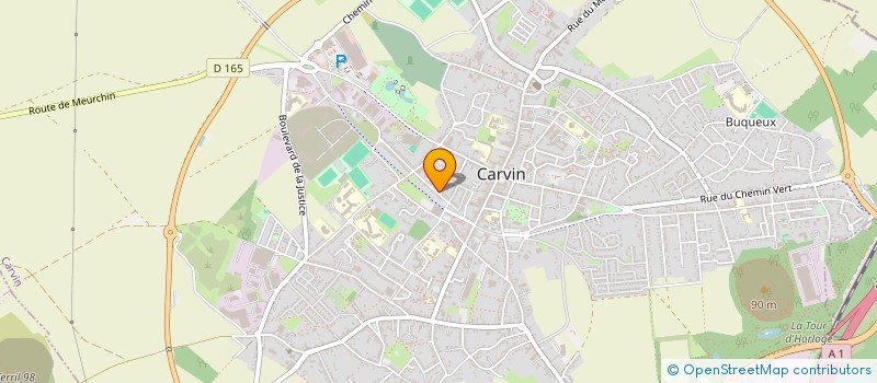 localisation de l'entreprise MONSIEUR JEROME BLANQUART à CARVIN