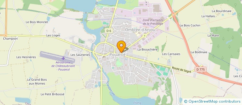 localisation de l'entreprise MONSIEUR JEROME BLIN à OMBREE D'ANJOU
