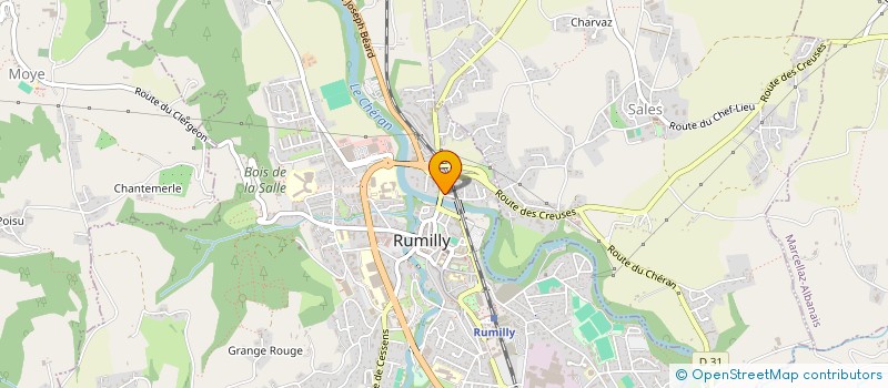 localisation de l'entreprise MONSIEUR JEROME BLONDEAU  RUMILLY