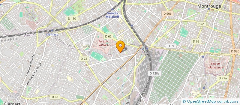 localisation de l'entreprise MONSIEUR JEROME BLONDEL  CHATILLON