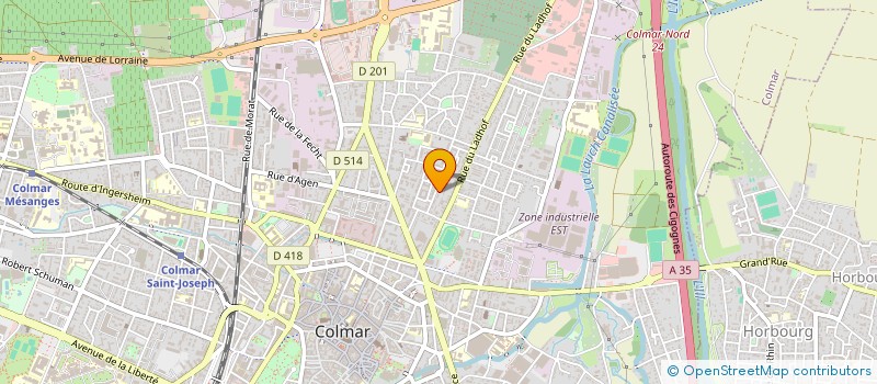 localisation de l'entreprise MONSIEUR JEROME BLOT  COLMAR