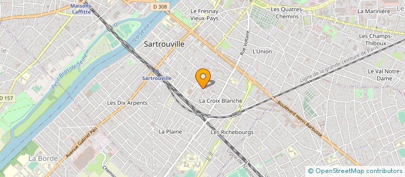 localisation de l'entreprise MONSIEUR JEROME BOALHOSA à SARTROUVILLE