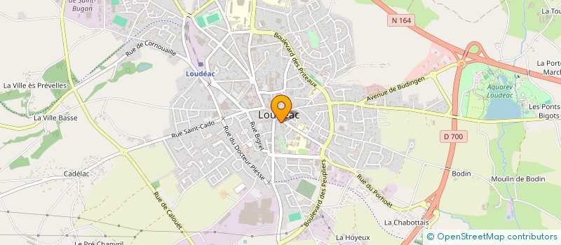 localisation de l'entreprise MONSIEUR JEROME BOBEUF à LOUDEAC