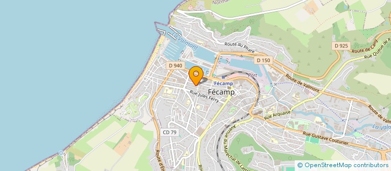 localisation de l'entreprise MONSIEUR JEROME BOBIN  FECAMP