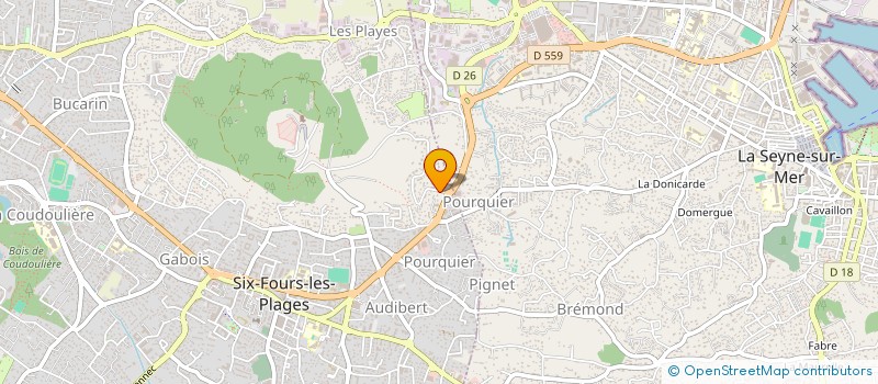 localisation de l'entreprise MONSIEUR JEROME BOCCACCIO à SIX-FOURS-LES-PLAGES