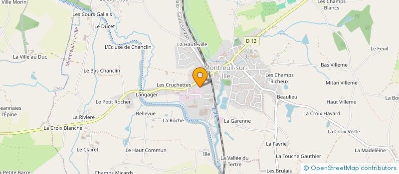 localisation de l'entreprise MONSIEUR JEROME BOCLE  MONTREUIL-SUR-ILLE