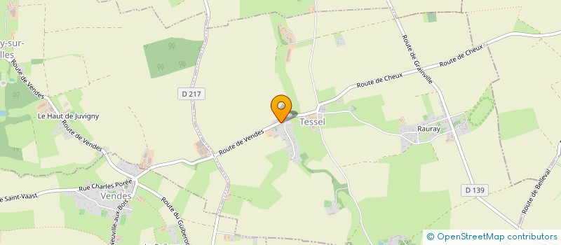 localisation de l'entreprise MONSIEUR JEROME BOISARD  JUVIGNY-SUR-SEULLES