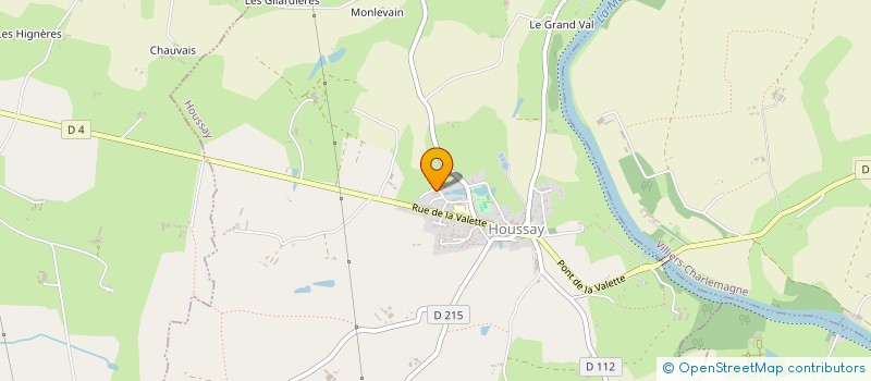 localisation de l'entreprise MONSIEUR JEROME BOISSIERE  HOUSSAY