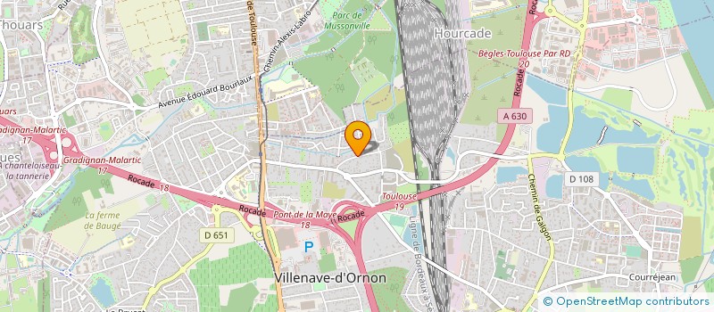 localisation de l'entreprise MONSIEUR JEROME BONAGLIA  VILLENAVE-D'ORNON