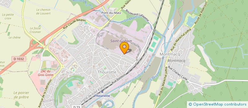 localisation de l'entreprise MONSIEUR JEROME BONNEAU  THOUROTTE