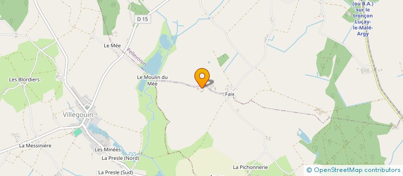 localisation de l'entreprise MONSIEUR JEROME BONNEAU à ARGY