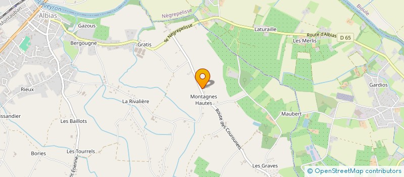 localisation de l'entreprise MONSIEUR JEROME BONNET  ALBIAS