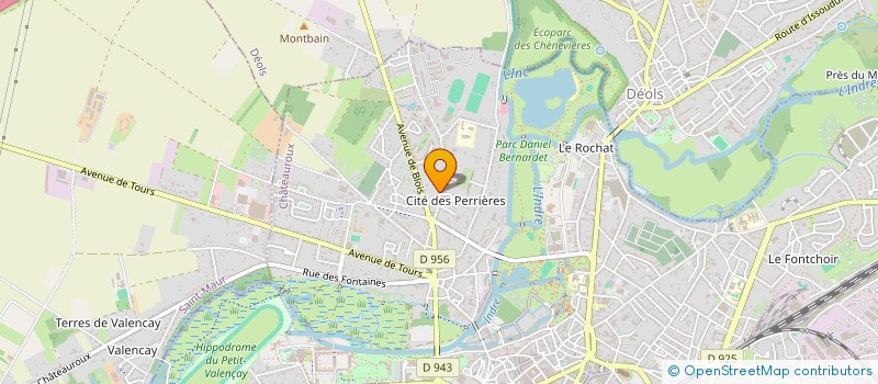 localisation de l'entreprise MONSIEUR JEROME BONNIN à CHATEAUROUX
