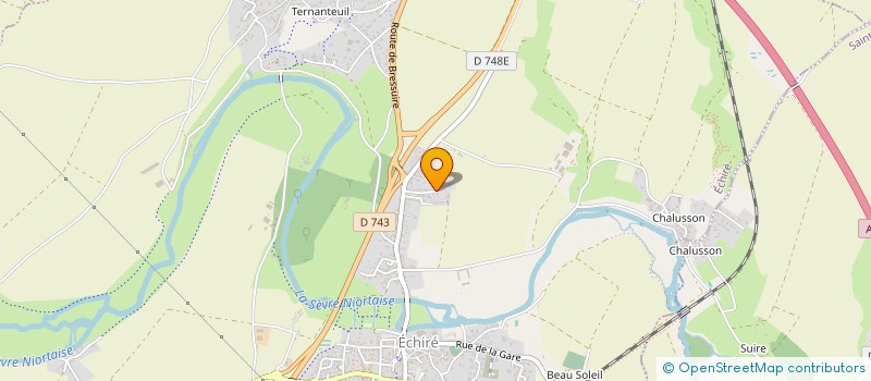 localisation de l'entreprise MONSIEUR JEROME BONNORON  ECHIRE