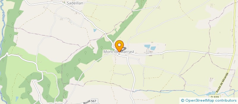 localisation de l'entreprise MONSIEUR JEROME BONZI  MONT-DE-MARRAST