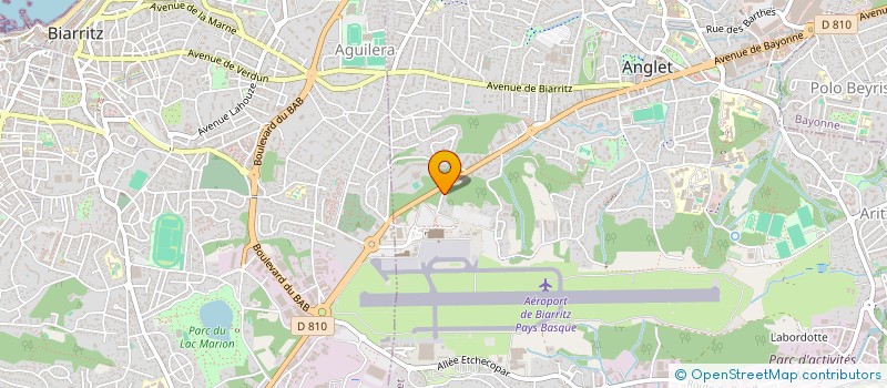 localisation de l'entreprise MONSIEUR JEROME BORDA  ANGLET