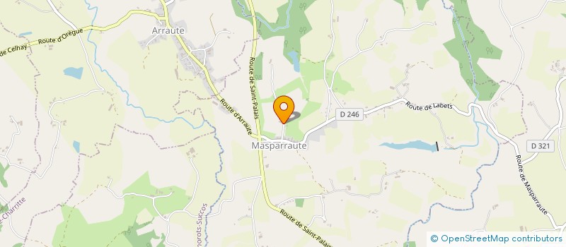 localisation de l'entreprise MONSIEUR JEROME BORDES  MASPARRAUTE