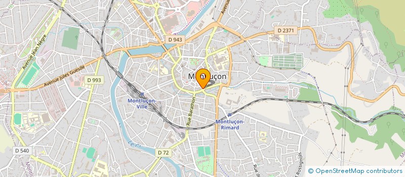 localisation de l'entreprise MONSIEUR JEROME BORNET  MONTLUCON