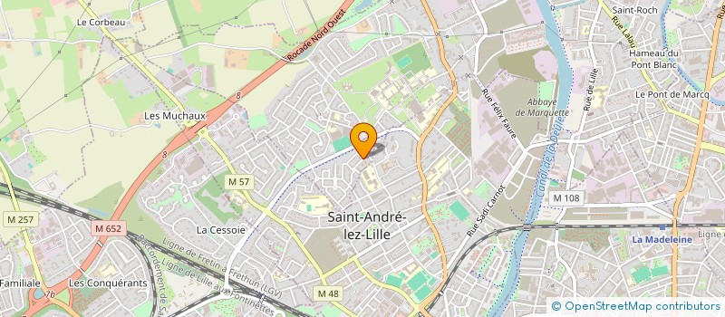 localisation de l'entreprise MONSIEUR JEROME BOTREAU ROUSSEL BONNETERRE  MARQUETTE-LEZ-LILLE