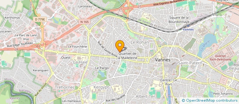 localisation de l'entreprise MONSIEUR JEROME BOUCHE à VANNES