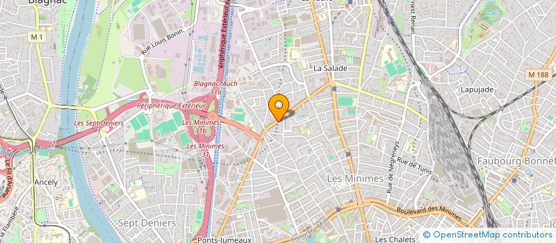localisation de l'entreprise MONSIEUR JEROME BOUCHET à TOULOUSE