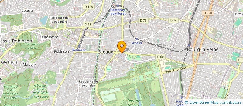 localisation de l'entreprise MONSIEUR JEROME BOUCHEZ à SCEAUX