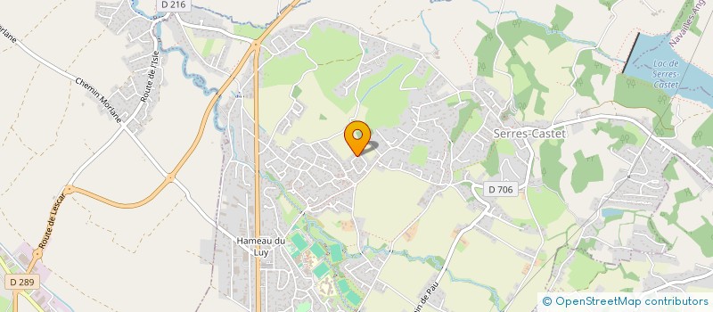 localisation de l'entreprise MONSIEUR JEROME BOUDIN  SERRES-CASTET