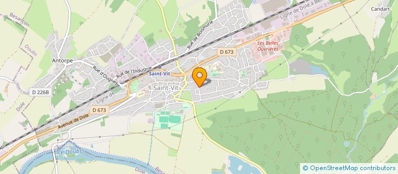 localisation de l'entreprise MONSIEUR JEROME BOUHELIER  SAINT-VIT