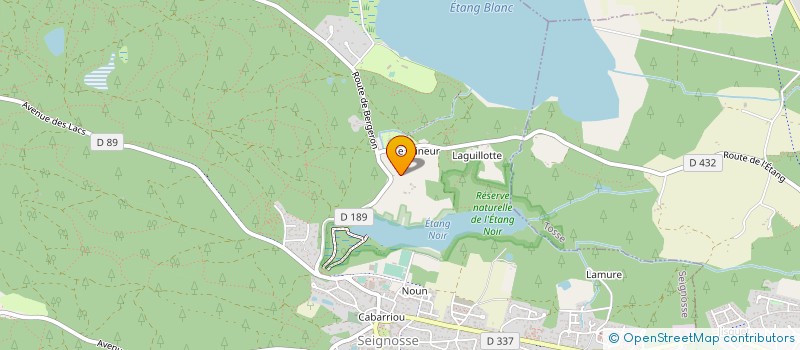 localisation de l'entreprise MONSIEUR JEROME BOUINEAU  SEIGNOSSE