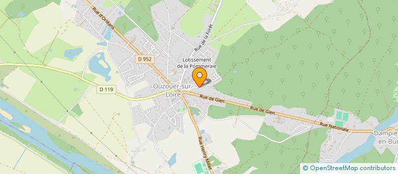 localisation de l'entreprise MONSIEUR JEROME BOULANGER à OUZOUER-SUR-LOIRE