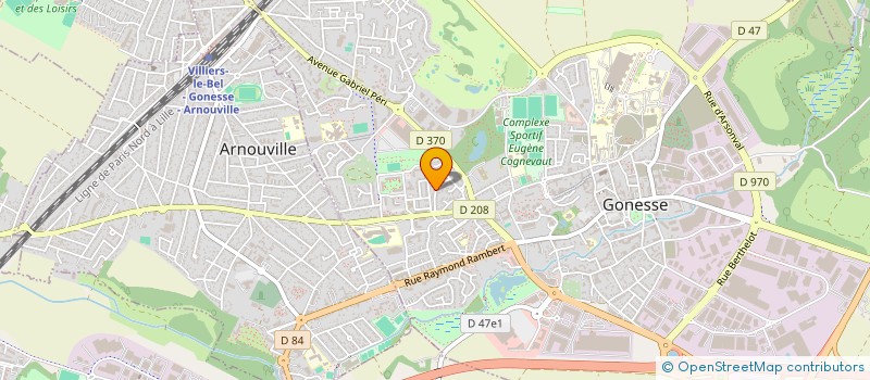 localisation de l'entreprise MONSIEUR JEROME BOULOGNE  GONESSE