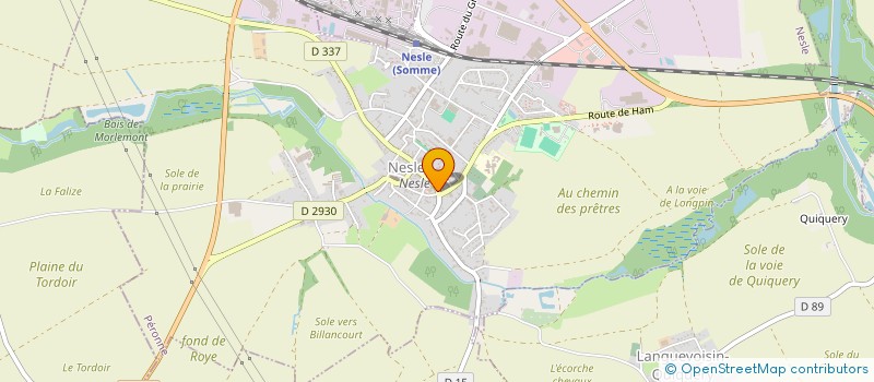 localisation de l'entreprise MONSIEUR JEROME BOUQUEMONT  NESLE