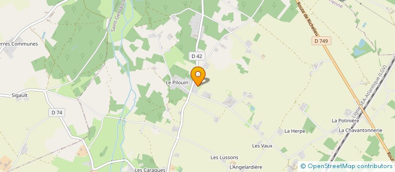 localisation de l'entreprise MONSIEUR JEROME BOURDEAU  MONDION