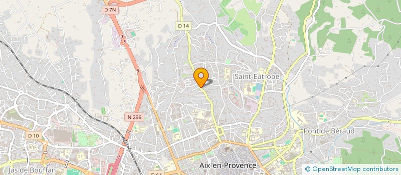 localisation de l'entreprise MONSIEUR JEROME BOURGEAIS à AIX-EN-PROVENCE