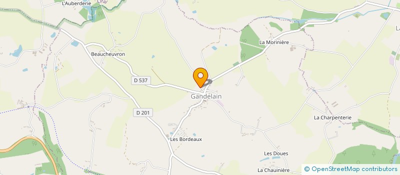 localisation de l'entreprise MONSIEUR JEROME BOURGEOIS à GANDELAIN