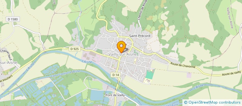 localisation de l'entreprise MONSIEUR JEROME BOURGEOIS  VAILLY-SUR-AISNE