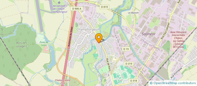 localisation de l'entreprise MONSIEUR JEROME BOURGEON  CHAMPFORGEUIL