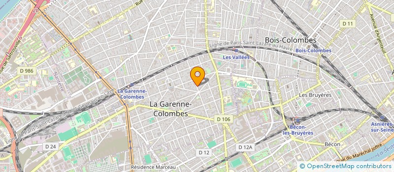 localisation de l'entreprise MONSIEUR JEROME BOURGON à LA GARENNE-COLOMBES