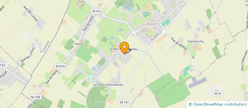localisation de l'entreprise MONSIEUR JEROME BOURGY à AUBERS