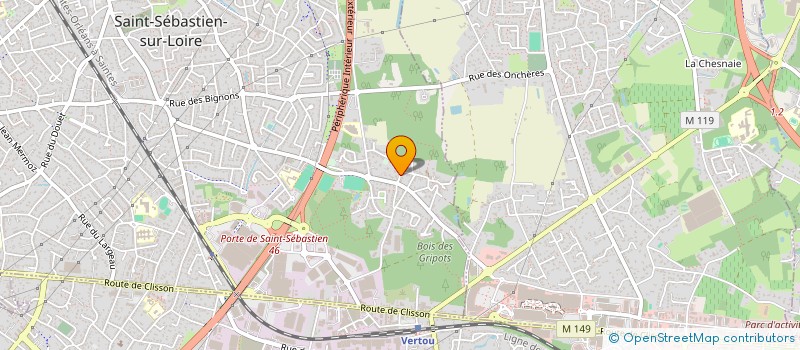 localisation de l'entreprise MONSIEUR JEROME BOURHIS  SAINT-SEBASTIEN-SUR-LOIRE