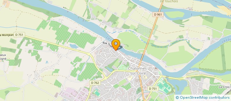 localisation de l'entreprise MONSIEUR JEROME BOURIGAULT  CHAUDEFONDS-SUR-LAYON