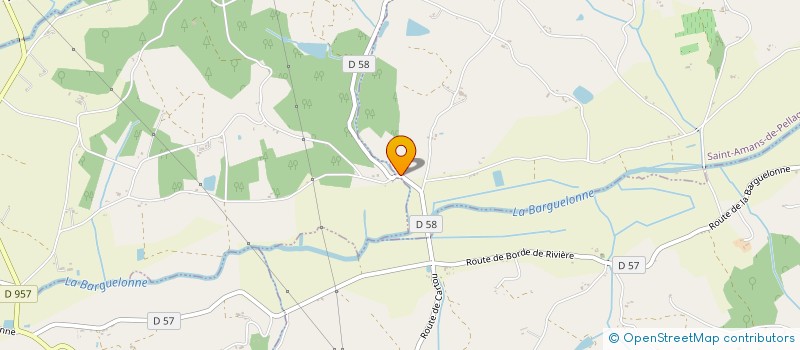 localisation de l'entreprise MONSIEUR JEROME BOURRIERES  SAINT-AMANS-DE-PELLAGAL