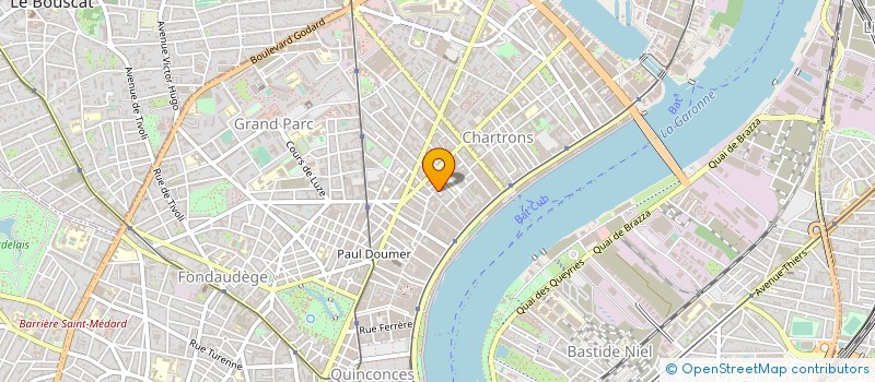 localisation de l'entreprise MONSIEUR JEROME BOUTIN  BORDEAUX