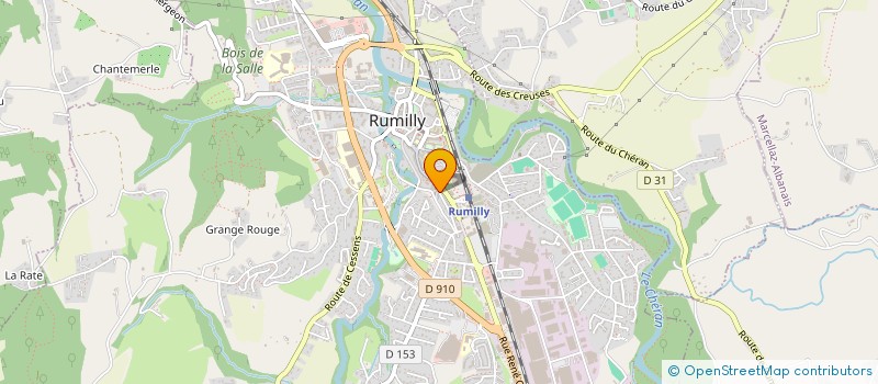 localisation de l'entreprise MONSIEUR JEROME BOUTIN  RUMILLY