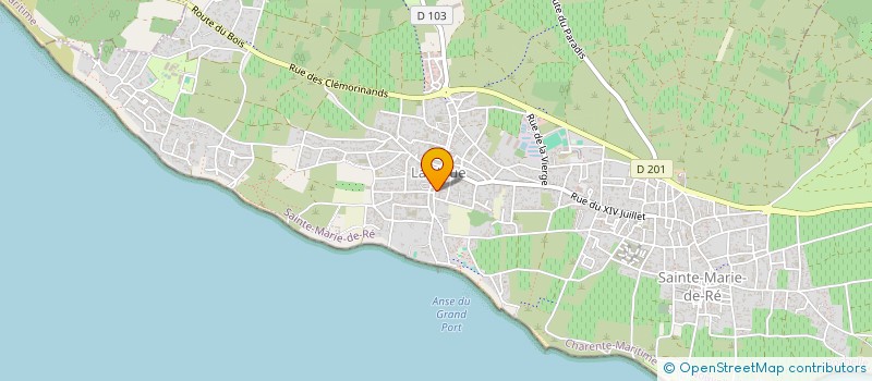 localisation de l'entreprise MONSIEUR JEROME BOUYER  SAINTE-MARIE-DE-RE