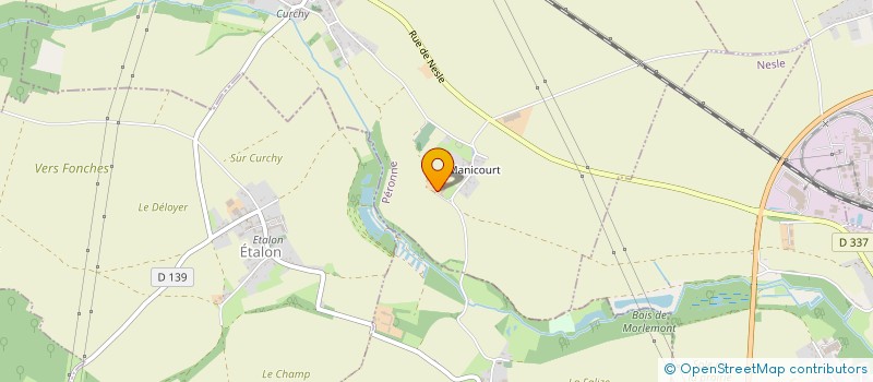 localisation de l'entreprise MONSIEUR JEROME BRACAVAL  CURCHY