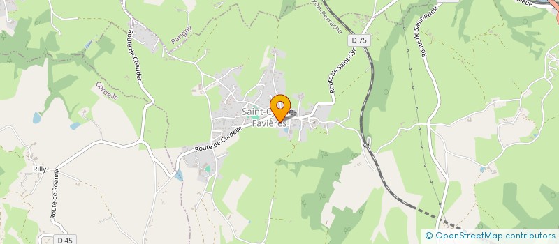 localisation de l'entreprise MONSIEUR JEROME BRAGARD  SAINT-CYR-DE-FAVIERES