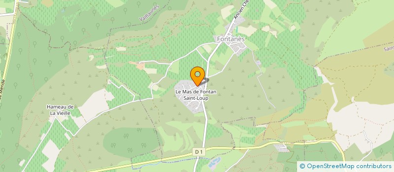 localisation de l'entreprise MONSIEUR JEROME BRAHIC  FONTANES