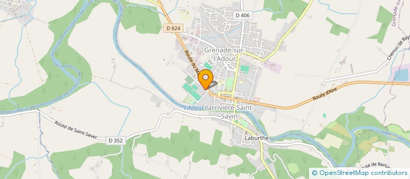 localisation de l'entreprise MONSIEUR JEROME BRAIK  SAINT-SEVER